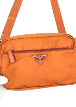 Alternative view of PRADA NYLON BURNT ORANGE CROSSBODY BAG