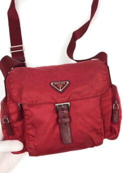 Alternative view of PRADA NYLON BUCKLE CROSSBODY BAG