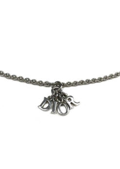 CHRISTIAN DIOR SPELL-OUT NECKLACE