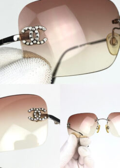 Alternative view of CHANEL RIMLESS SUNGLASSES