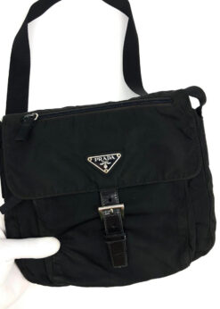 Alternative view of PRADA NYLON BUCKLE CROSSBODY BAG