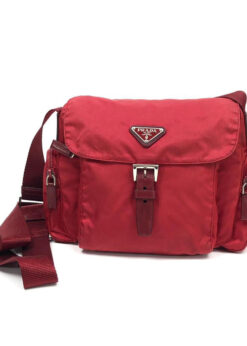 PRADA NYLON BUCKLE CROSSBODY BAG