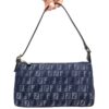 FENDI ZUCCA DENIM SHOULDER BAG
