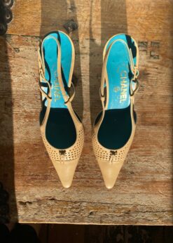 Alternative view of CHANEL SLING-BACK MULE HEELS - UK 3.5 / US 5.5 / EU 36.5