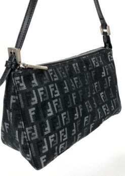 Alternative view of FENDI ZUCCA DENIM SHOULDER BAG