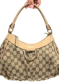 GUCCI MONOGRAM ABBEY SHOULDER BAG